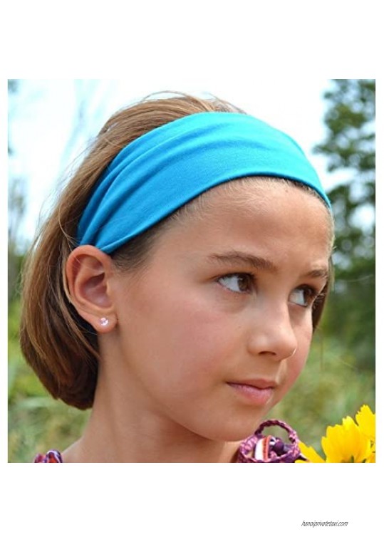 1 Dozen 2.5 Inch Funny Girl Designs Cotton Stretch Headbands (Official Funny Girl Red)