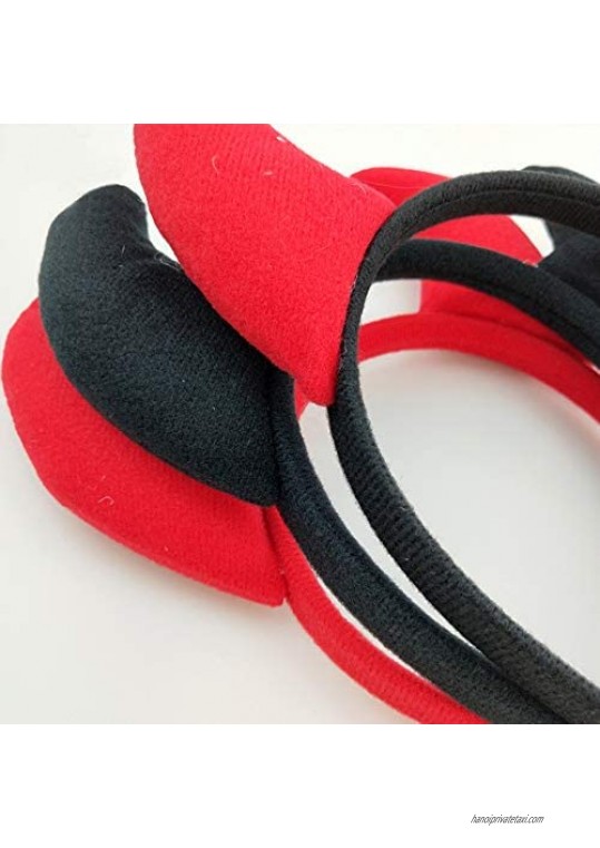 Halloween Devil Headband Devil Horns Hair Bands Red Headpiece Devil Hair Hoops