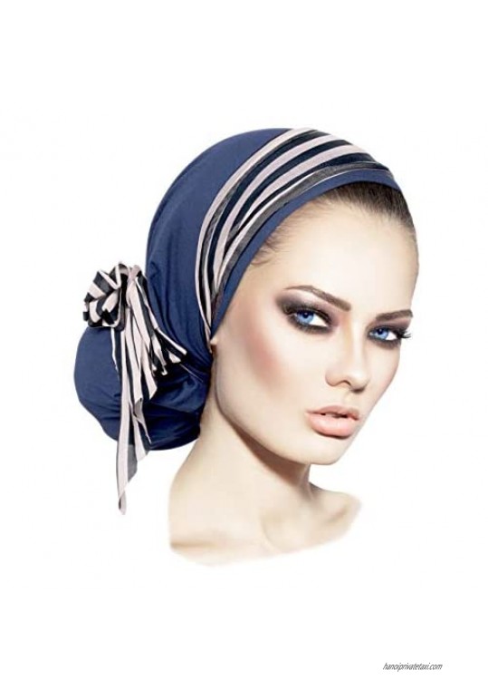 ShariRose Boho Chic Long Headscarf Tichel Headwear for Women with Long Versatile wrap! Handmade