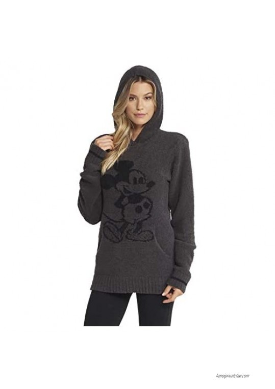 Barefoot Dreams CozyChic Classic Disney Mickey Mouse Adult Hoodie  Hooded Sweatshirt for Men and Women