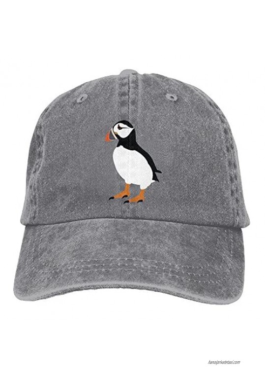 Puffin Bird Adjustable Baseball Cap Trucker Hats for Men and Women