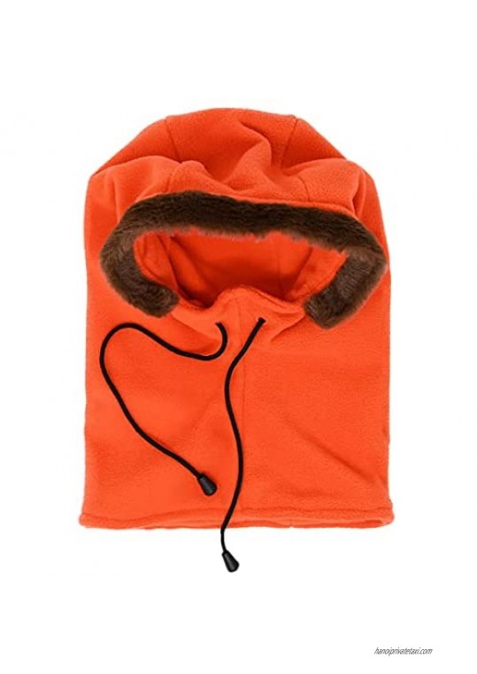 South Park Officially Licensed Kenny Cosplay Hooded Hat with Fur Orange