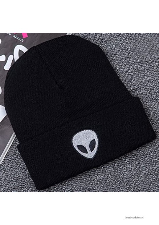 Thenice Women's Winter Wool Cap Hip hop Knitting Skull hat