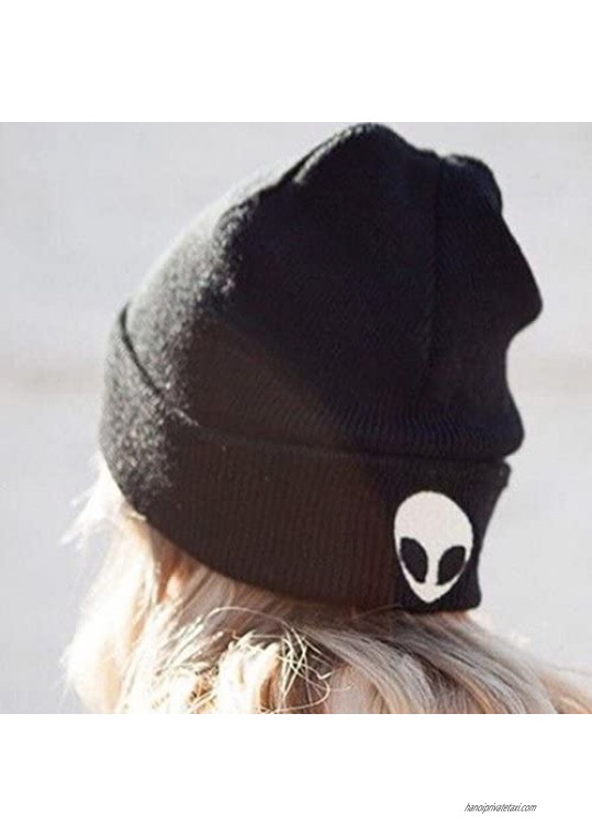 Thenice Women's Winter Wool Cap Hip hop Knitting Skull hat