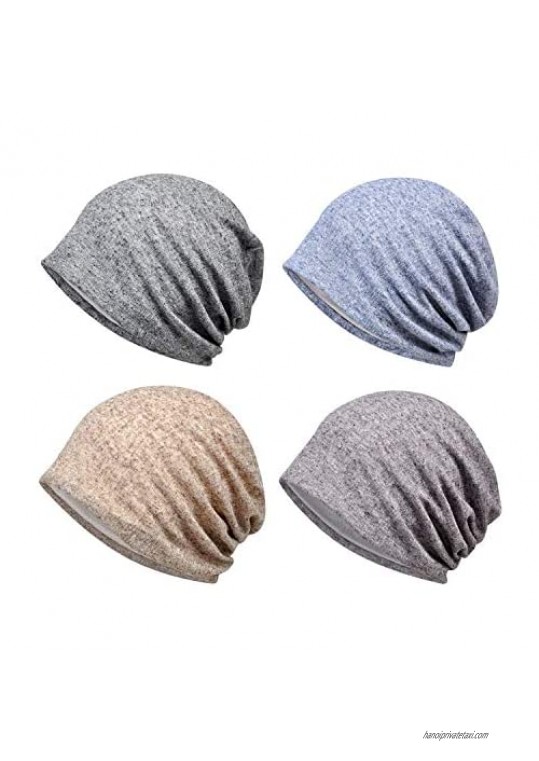 Yuzemumu Slouchy Snood-Caps Beanie for Women with Chemo Cancer Hair Loss