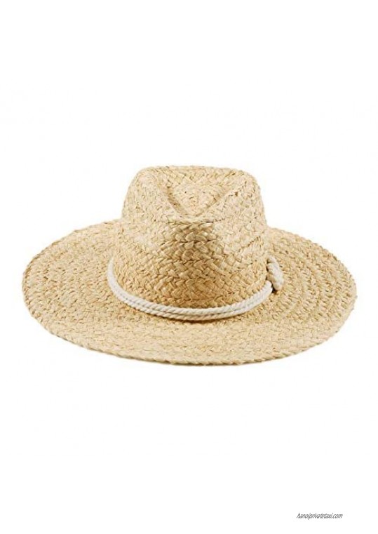 FEMSÉE Beach Hats for Women - Straw Hat Summer Sun Hat