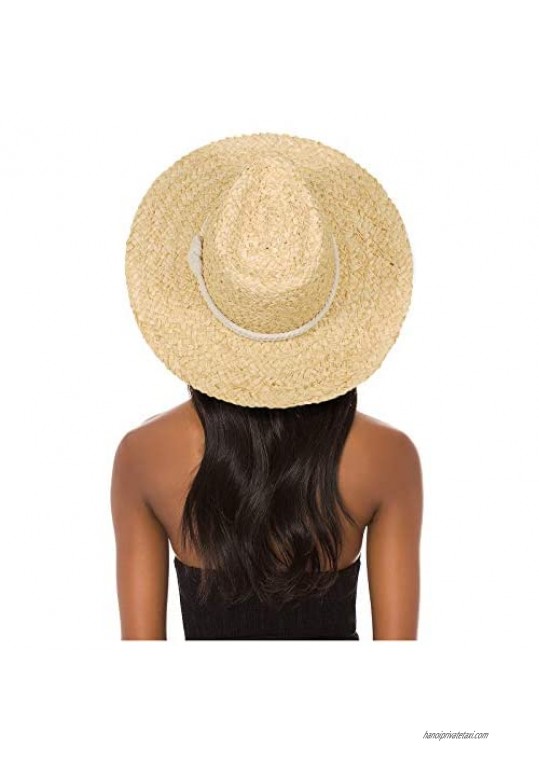 FEMSÉE Beach Hats for Women - Straw Hat Summer Sun Hat