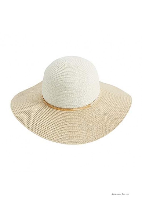 Mud Pie Women's Colorblock Sun Hat