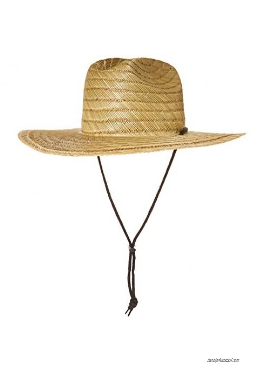 Quiksilver Men's The Tier Sun Protection Straw Lifeguard Hat
