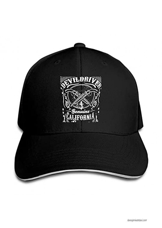 Dongrurunhuai Devildriver Hat Adjustable Casquette Graphic Cap Outdoor Cowboy Hat