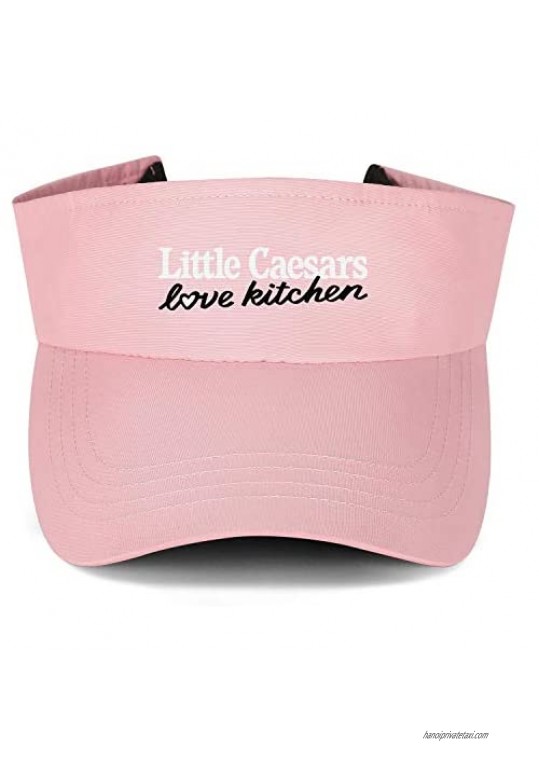 Little-Caesar-Love-Kitchen-Pizza- Sun Visor Snapback Hats Caps for Men's Kids