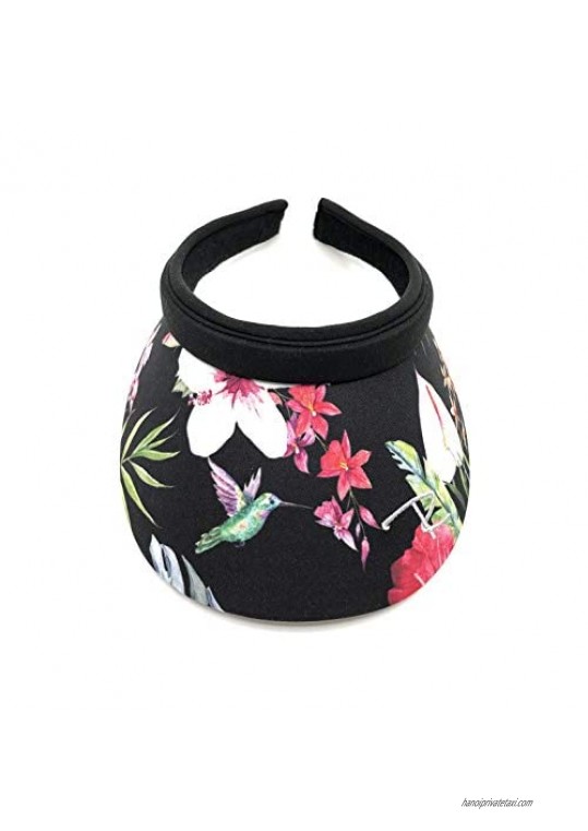 Women Honeyeater Print Visor UPF 50+ Sun Protection Sun Visor Hat Sports Outdoor Lightweight…