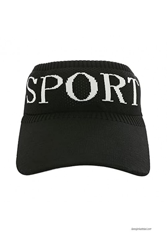 Womens Sun Visor Hat for Men Women Summer Sports Visors Foldable Adjustable Cap UV Protection for Tennis Golf Running