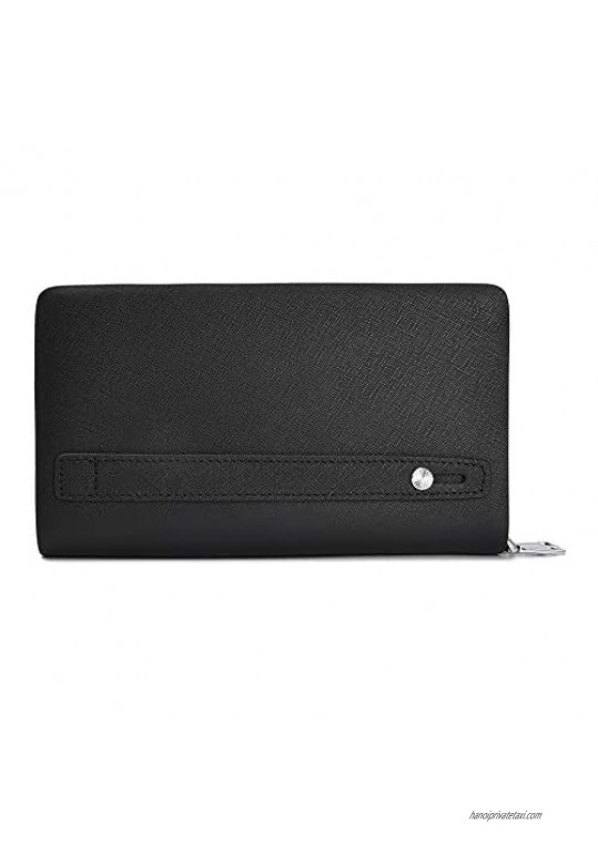 BALIDIYA Men Clutch bag Purse Genuine Leather Wallet Business card holder…