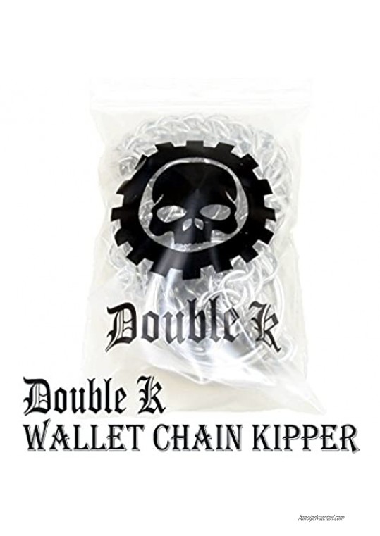 DoubleK Basic Strong Leash Biker Trucker Key Jean Wallet Chain (17) Silver CS154