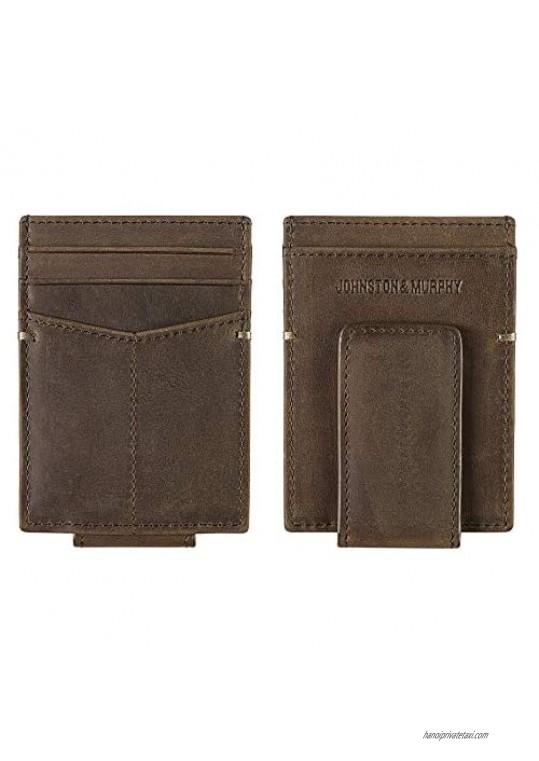 Johnston & Murphy Men's Front-Pocket Wallet/Money Clip