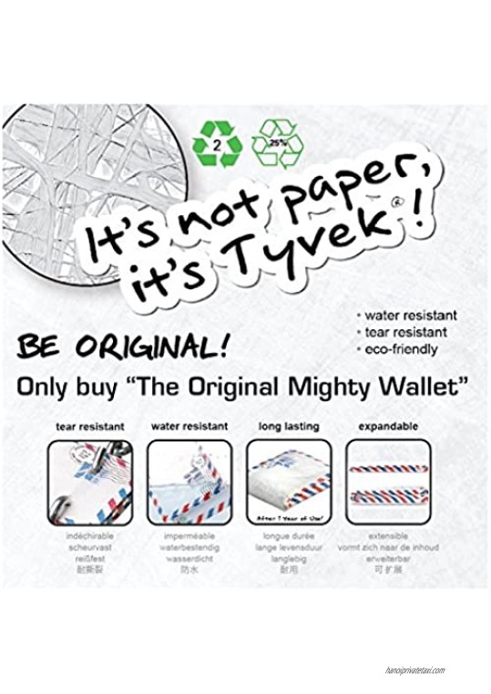 Mighty Wallet | Minimalist Tyvek Wallet | Front Pocket Wallet | Slim Wallet | Space Wolf
