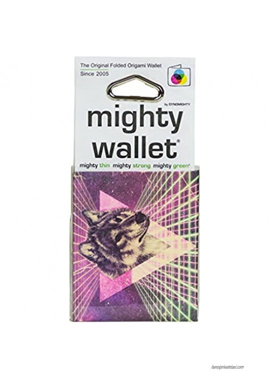 Mighty Wallet | Minimalist Tyvek Wallet | Front Pocket Wallet | Slim Wallet | Space Wolf