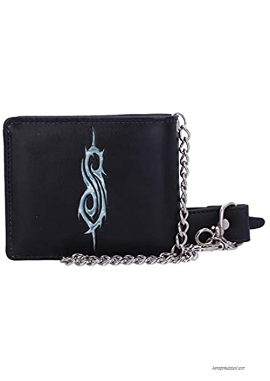 Nemesis Now B5217R0 Officially Licensed Slipknot Flaming Goat Logo Wallet with Chain Black 11cm