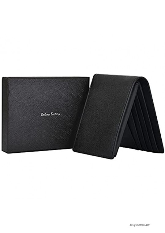 Slim Wallet for Men RFID Blocking Slimfold Leather Wallet Comes in Gift Box (Minimalist Business)