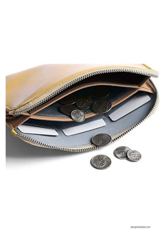 Bellroy Clutch (Small Leather Clutch Bag For Women Holds 9 Cards Magnetic Pocket For Coins Zip Closure)