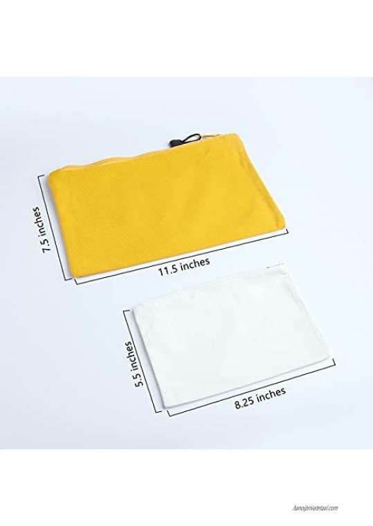 Canvas Tool Pouch 7 Pcs Canvas Tool Bags Utility Bag can be Used as Bank Deposit Bag Tool Bag
