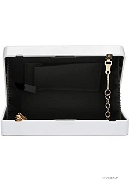 Hearty Trendy Fashion Box Clutch Handbag Box Clutch Handbag Shoulder Bag