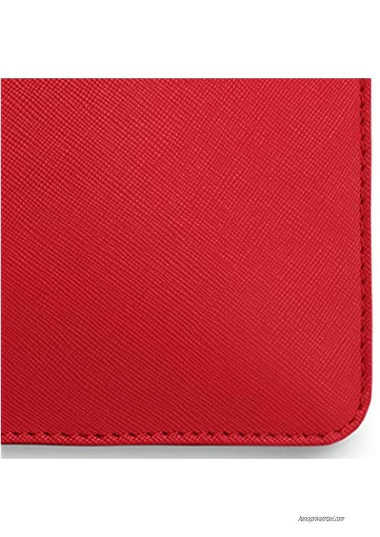 Katie Loxton High Roller Women's Medium Vegan Leather Clutch Perfect Pouch Red
