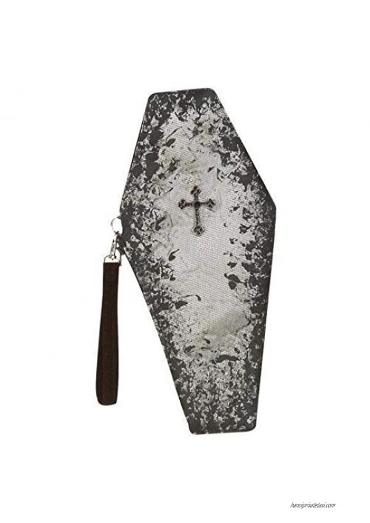 Rasta Imposta 5907 Coffin Clutch Handbag White One Size