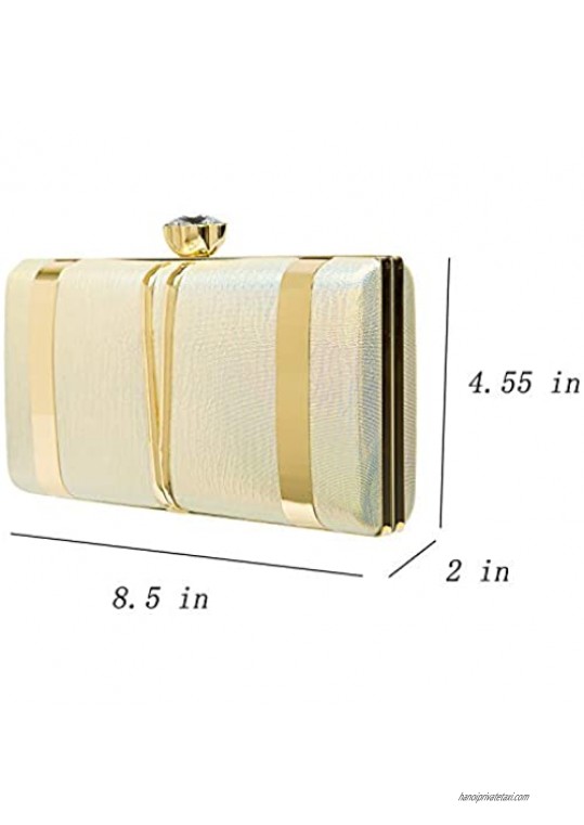 CARIEDO Women Evening Clutches Evening Handbag Bridal Purse Party Bags For Prom Cocktail Wedding