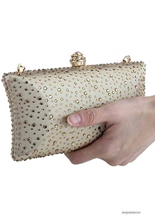 LETODE Sparkling Crystal Evening Clutches Women Evening Handbags Wedding Clutch Bag For Dance Party bag