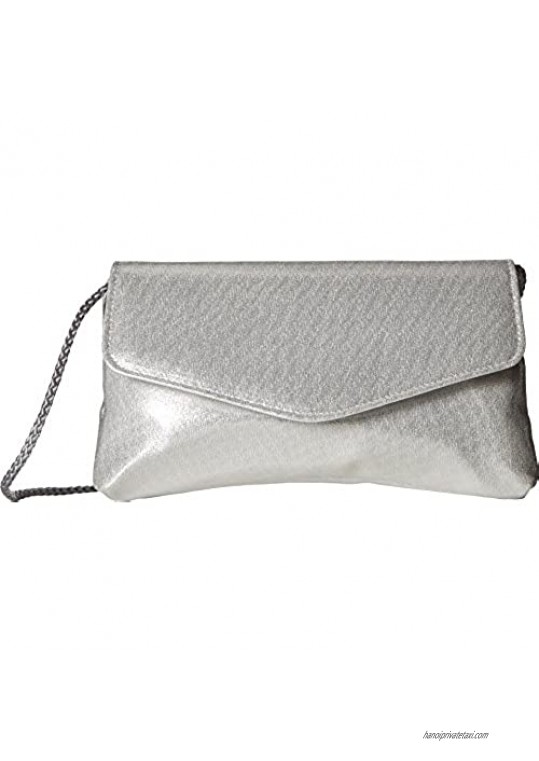 Touch Ups Clutch Handbag  Silver