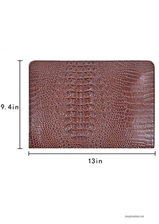 ZLM BAG US Oversized Crocodile Pattern Leather Handbag Purse for Women Envelope Evening Bag Clutch Wallet Purse