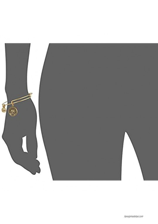 Alex and Ani James Madison University Logo Expandable Bangle Bracelet