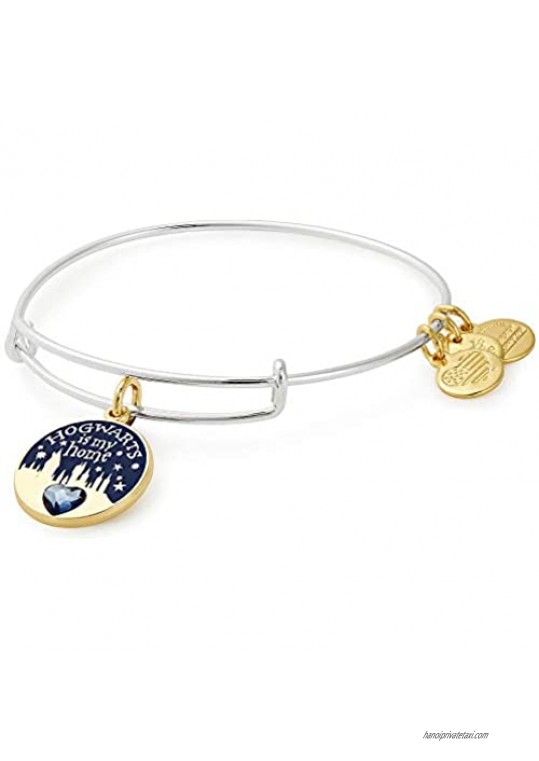 Alex and Ani Womens Harry Potter Hogwarts is My Home Bangle Two-Tone