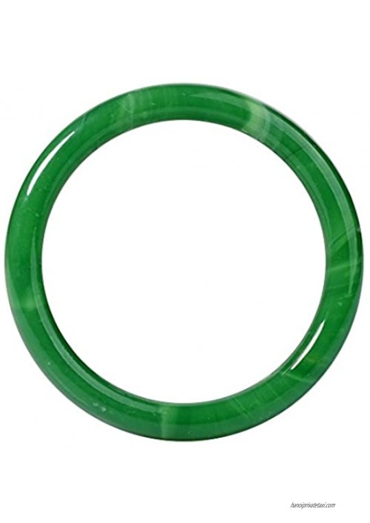 Antiquity Sian Art Light Green Bangle Bracelet for Comeliness- Luck Sign Inside Diameter 2.41 inch