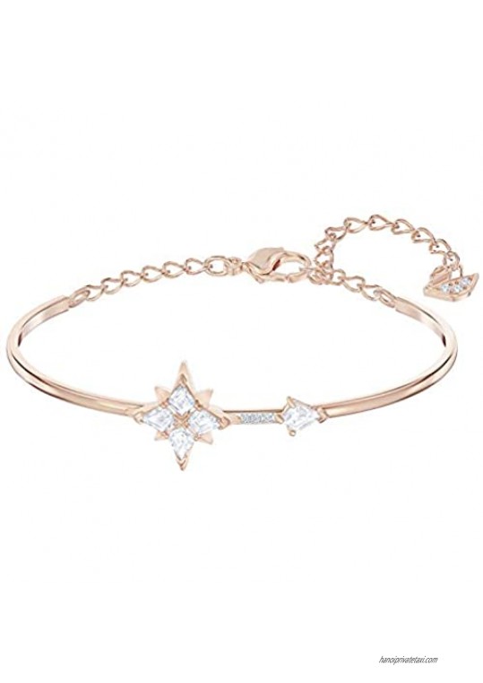SWAROVSKI Crystal Symbolic Star Bangle Bracelet Rose Gold-Tone