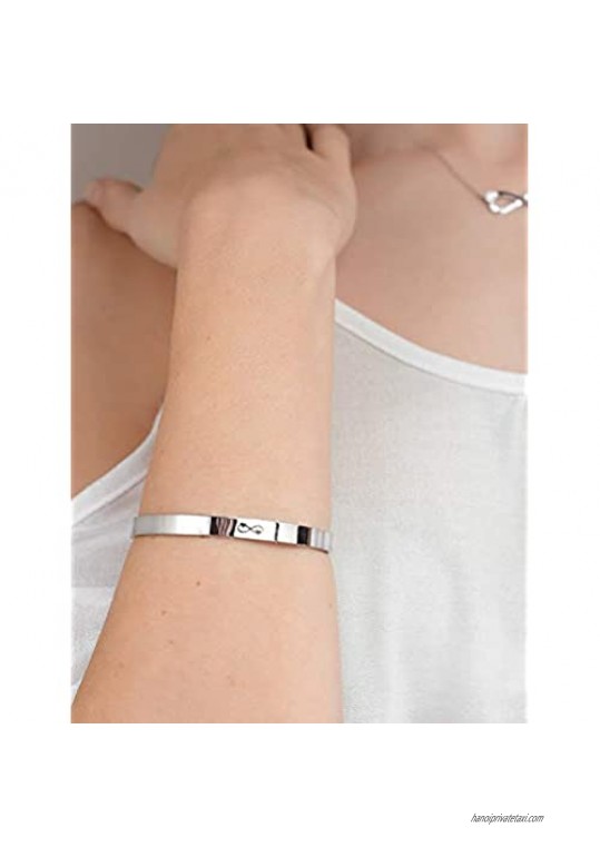 Tstars Sister Bangle Bracelet Forever My Sister Always My Friend Sister Gifts from Sister Jewelry