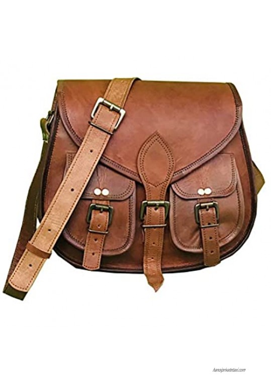 Leather Crossbody Purse for Women- Small Crossover Cross Body Bag Long Over the Shoulder Sling Womens Purses and Handbags