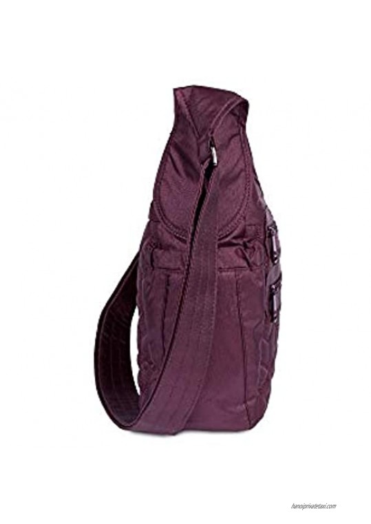 Lug Camper 3 Cross Body Bag Shimmer Wine