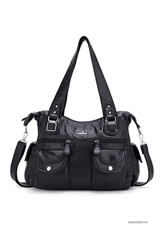 Angelkiss Satchel Tote Handbags for Women Large Waterproof Travel Shoulder Purses for women