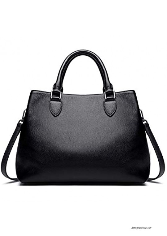 Genuine Women Leather Bag Cross Body Handbag Shoulder Bags Work Tote Top Handle Ladies Designer Purses Satchel Crossbody