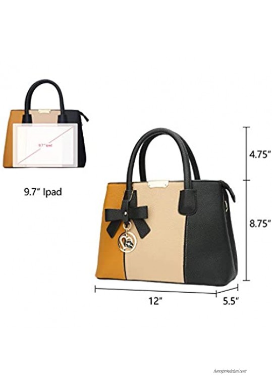 KKXIU Purses and Handbags for Women Top Handle Satchel Shoulder Ladies Crossbody Bags