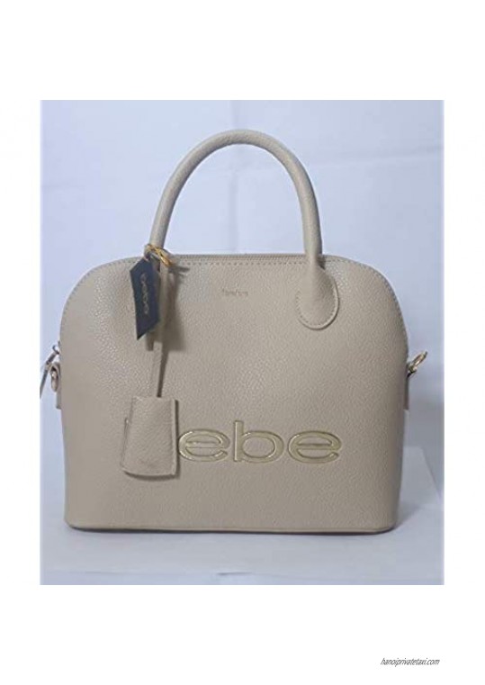 New BEBE Logo Purse Satchel Hand Bag Crossbody Mini Fabiola Dome Medium