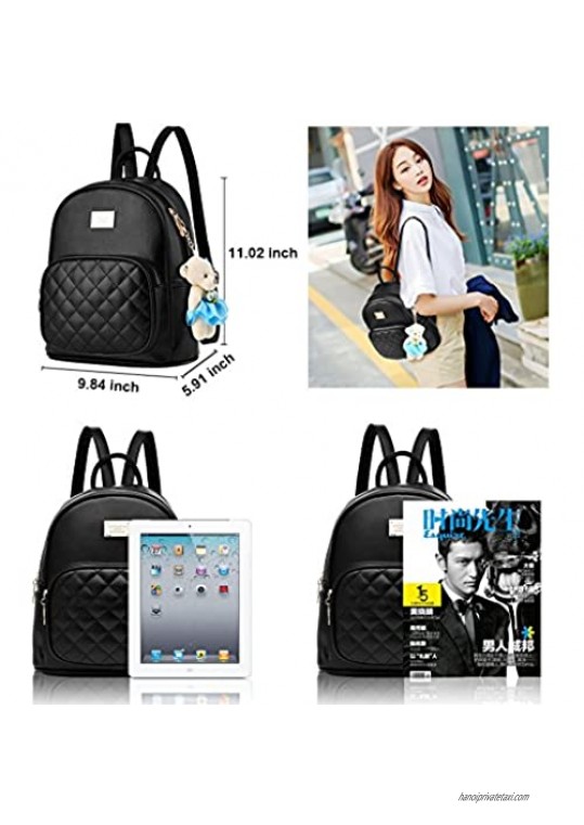 Women Backpack Purse Fashion PU Leather Large Designer Travel Bag Ladies Satchel Handbags