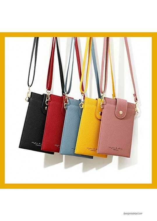 Womens Crossbody Cellphone Bag Small Shoulder Purse Card Holder Wallet Pouch