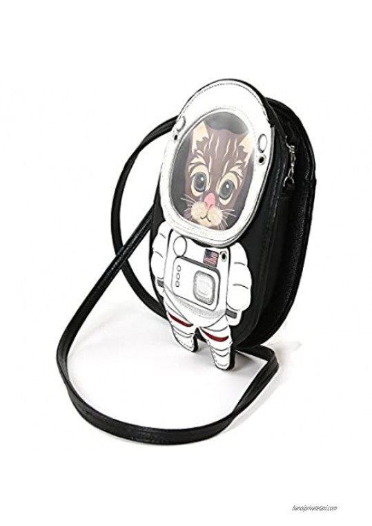 Astronaut Cat Shoulder Crossbody Bag