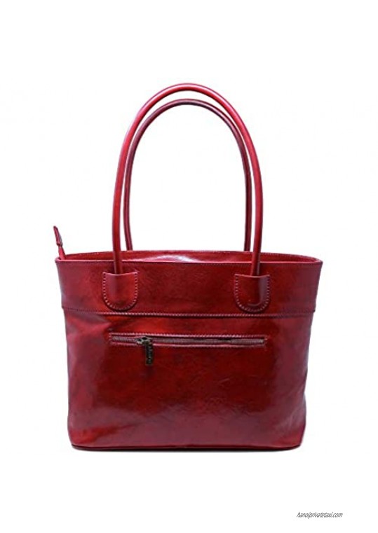 Floto Napoli Italian Leather Women's Shoulder Bag Handbag Purse