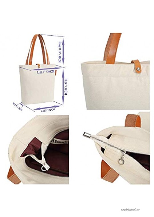 So'each Canvas & Beach Tote Bag Animal Giraffe Art Graphic Handbag Shoulder Bag