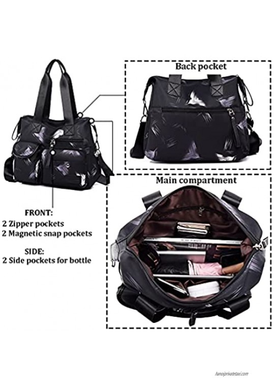 Women's Utility Bag Nurse Bag Nursing Tote Bag Versatile and Fashionable with Lots Of Pockets